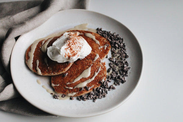 Chocolate Protein Pancakes (dairy and gluten-free)