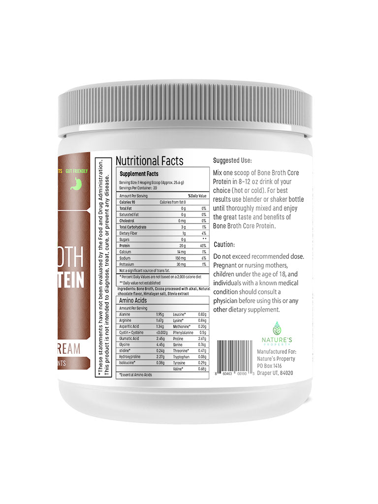 Bone Broth Core Protein - Chocolate Cream